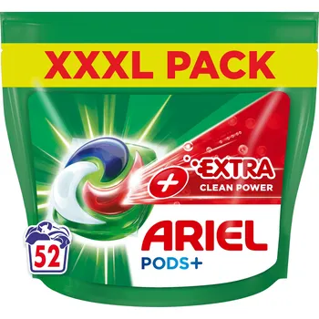 Kapsle na praní Ariel PODS prací kapsle +Extra Clean Power 52 ks