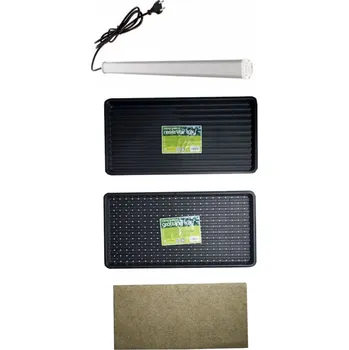 Osvětlení pro růst rostliny Growmarket Základní set na pěstování microgreens s LED osvětlením, Hempflax