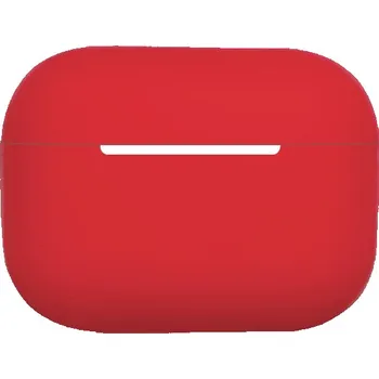Telefonní příslušenství Silikonový ochranný obal pro AirPods Pro 2 s Lightning konektorem - červený