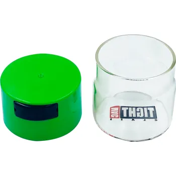 Dóza na potraviny Tightvac MiniVac Glass 120 ml, skleněná vzduchotěsná dóza průhledná Zelená