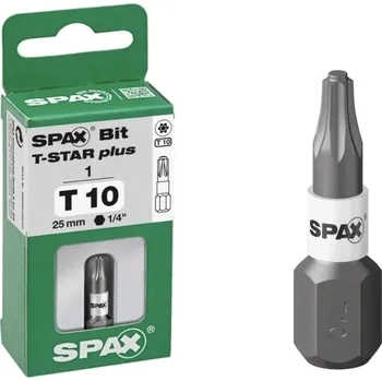 Bit SPAX bit Torx 10, T-STAR plus T10