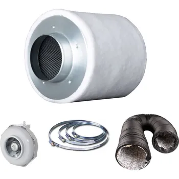 Příslušenství pro digestoř Growmarket Kompletní set ventilace 250W PRO - Ø 100 mm, odtah 240 m3/h