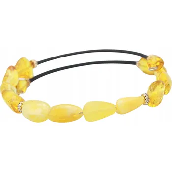Náramek NÁRAMEK s přírodním jantarem 100% JANTAR