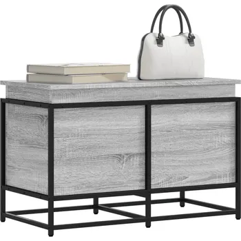 Úložný box Úložný box s víkem šedý sonoma 80x40x51,5 cm kompozitní dřevo - 8721102838613