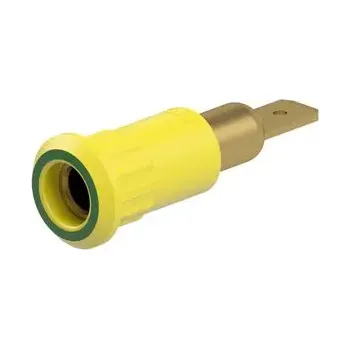 EB4-IF/A žluto-zelená - Zdířka