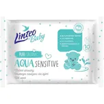 Dětské vlhčené ubrousky Linteo Baby AQUA SENSITIVE 10 ks