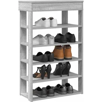 Botník šedý sonoma 60x30x98 cm kompozitní dřevo - 8721158649591