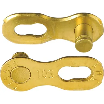 Komponent pro jízdní kolo KMC MissingLink 10R Ti-N Gold (2 ks) (Spojka řetězu KMC MissingLink 10R Ti-N Gold 10)