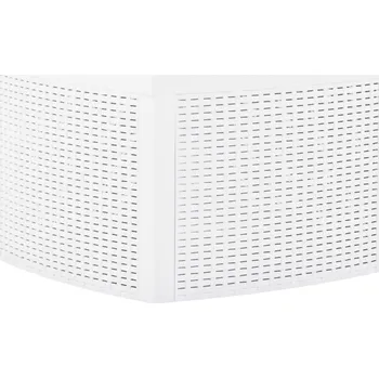 Zahradní sestava Odkládací stolek bílý 54 x 54 x 36,5 cm plast - 8719883859576