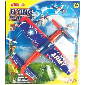 autíčko Alltoys Letadlo na gumičku modré