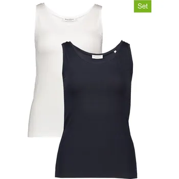 Marc O'Polo Weiß/ Dunkelblau 3795982 M