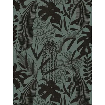 Tapeta A.S. Création | Vliesová tapeta na zeď Cuba 2 79164-4 | 0,53 x 10,05 m | černá, vining ivy + Černá, vining ivy vliesová tapeta na stěnu 791644 v rozměru 0,53 x 10,05 m