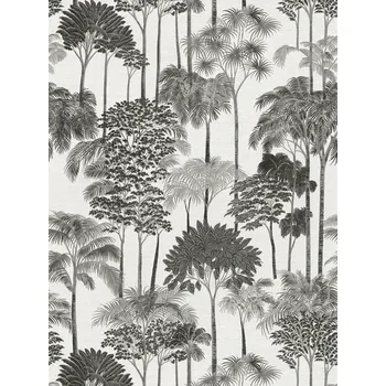 Tapeta A.S. Création | Vliesová tapeta na zeď Cuba 2 79162-5 | 0,53 x 10,05 m | černobílá + Černobílá vliesová tapeta na stěnu 791625 v rozměru 0,53 x 10,05 m