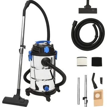 Vysavač Vysavač na suché a mokré vysávání 1 200 W 30 l stříbrný - 8720287138624