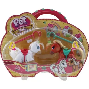 Figurka Pet Parade poník 2pack bílý poník