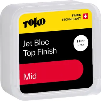 Lyžařský vosk TOKO Jet Bloc Top Finish Mid, 0°C až -10°C, 7 g, blok