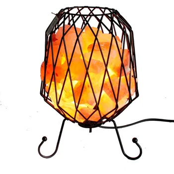 Svícen AWM Industriální Lampa s Růžovou Himálajskou Solí 1ks