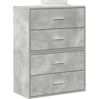 Organizace kuchyně vida Skříňky s 2 zásuvkami 2 ks betonově šedá 60x31x40 cm kompozit - 8721158577078