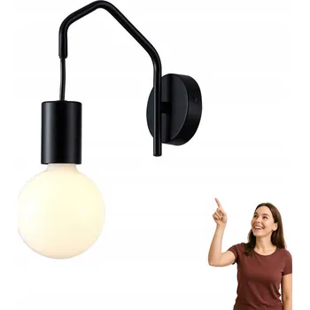 Nástěnné svítidlo Nástěnné svítidlo BASSO 21-70999 černé matné 1x40W E27