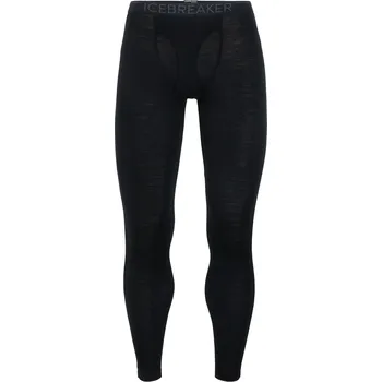 Pánské termo spodky pánské merino spodky ICEBREAKER Mens 175 Everyday Leggings w Fly, Black velikost: L