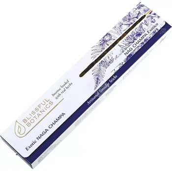 Vonná tyčinka Tulasi Blissful Botanics Nag Champa indické vonné tyčinky 8 ks