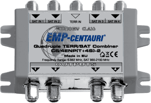 EMP-CENTAURI Slučovač TV/SAT EMP C5/4 ENP(T+4S)-2