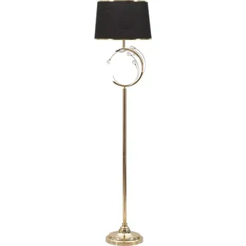 Stojací lampa Stojací lampa Bruxelles 160 cm černá/zlatá