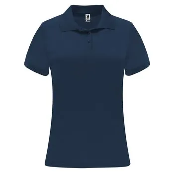 Dámské tričko Dámská sportovní polokošile Monzha, námořnická modrá, Velikost S