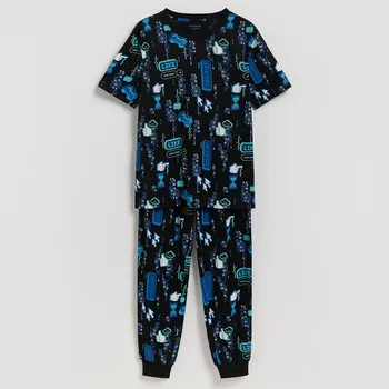 Chlapecké spodní prádlo Reserved - Dvoudílné pyžamo - černý - 221IM-99X - 221IM-99X-U11