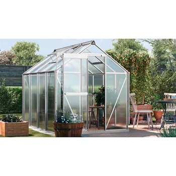 Skleník Cultivo Skleník polykarbonátový Slide-In 183x245cm silver