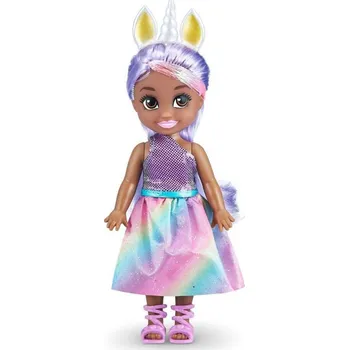 Panenka Zuru Sparkle Girlz Winter Princess jednorožec fialové vlasy