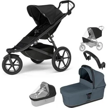 Dětské zboží Thule Urban Glide 3 Kompletní kočárek + příslušenství - Black/Dark Slate