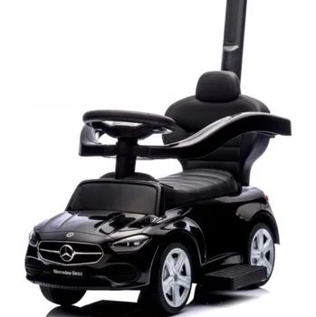 Odrážedlo Elektrické autíčko Mercedes AMG c63 Měkká kola Měkké sedadlo Klakson černé