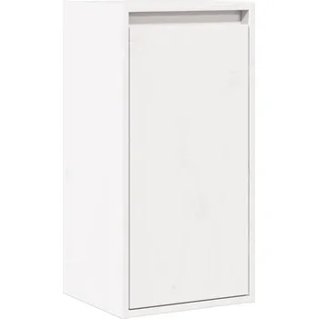 Příborník do zásuvky Nástěnná skříňka bílá 30 x 30 x 100 cm masivní borovice - 8720286840993