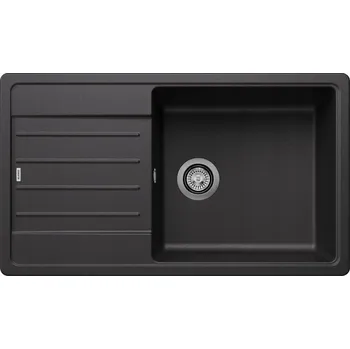 Granitový dřez Jednokomorový granitový dřez Blanco Legra XL 6 černý
