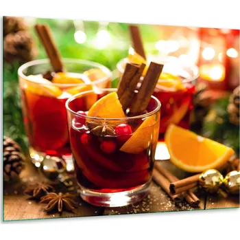 Obraz SKLENĚNÁ OCHRANNÁ DESKA NA SPORÁK 60x52 DEZERT