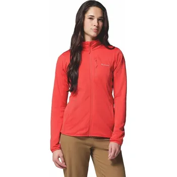 Dámské oblečení Columbia Essential Hike™ Grid Fleece Full Zip W 2136233606 - poppy red L