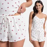 MORAJ DÁMSKÉ DVOUDÍLNÉ PYŽAMO NA RAMÍNKA S TŘEŠNĚMI, ŽENSKÉ L