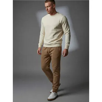 Pánské kalhoty Sinsay - Teplákové joggery - hnědá - 567HL-82X - 567HL-82X-XL