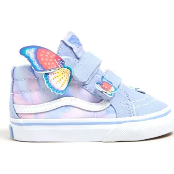 Chlapecká obuv dětské tenisky VANS SK8-Mid Reissue V Butterfly PURPLE - 21,5