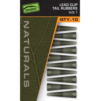 Návleky na Bezpečnostní Klipy Fox EDGES Naturals Koncovky na Olověné Klipy Velikost 7