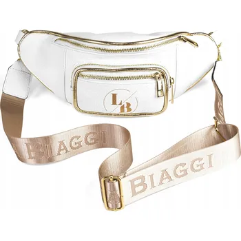 Laura Biaggi kabelka přes rameno eko kůže bílá