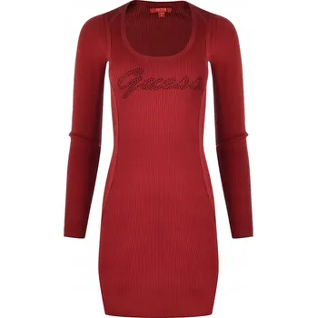 Dámské šaty Guess šaty s úpletem před kolena, velikost XS