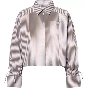 Dámská košile BEAUMONT dámská košile hnědobílá pruhovaná