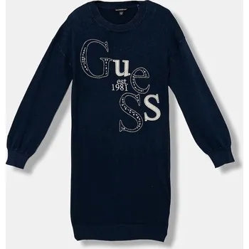 Dívčí šaty Dívčí šaty Guess J5BK20.Z2NQ2.9BYA námořnická modř 59X, vel. 125-135