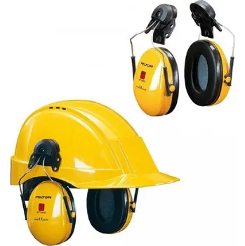 Mušlový chránič sluchu na přilbu OPTIME I 3M PELTOR H510P3E-405-GU žlutý