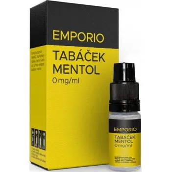 vaporizér E-liquid Emporio - Tabáček Mentol 10ml - bez nikotinu