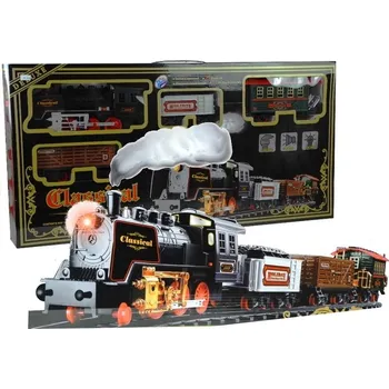 Vláček a vláčkodráha Mamido Vláčkodráha s lokomotivou na baterie 650 cm