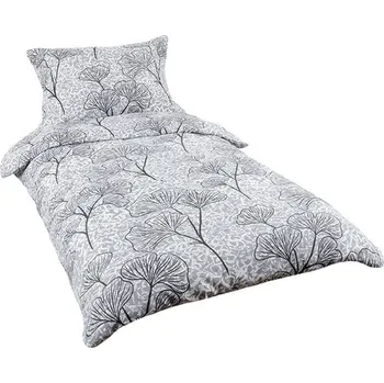 Povlečení Povlečení mikro GINKGO GREY 140x200 cm