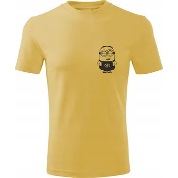 Pánské tričko Pánské Tričko D216 FIRE BMW AUTO béžové vel L